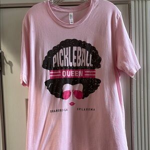 Pink Pickleball Queen Graphic T-Shirt